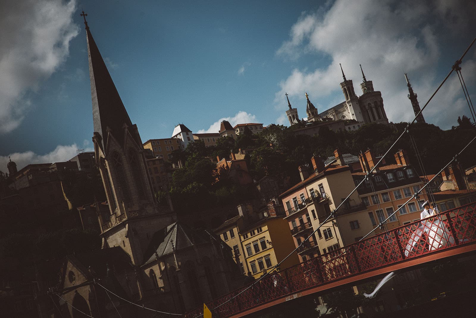 Photographe de mariage Lyon presqu'île basilique de Fourvière
