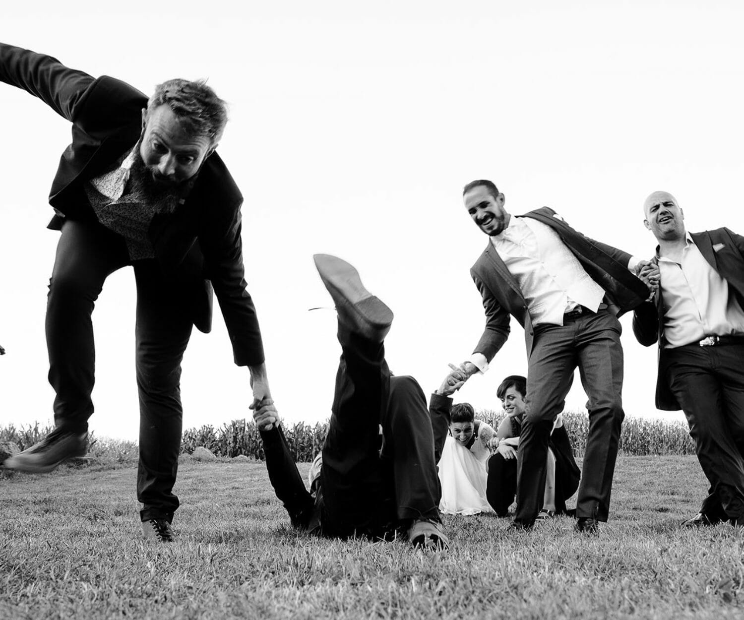 photographe de mariage Saint Etienne photo groupe créative