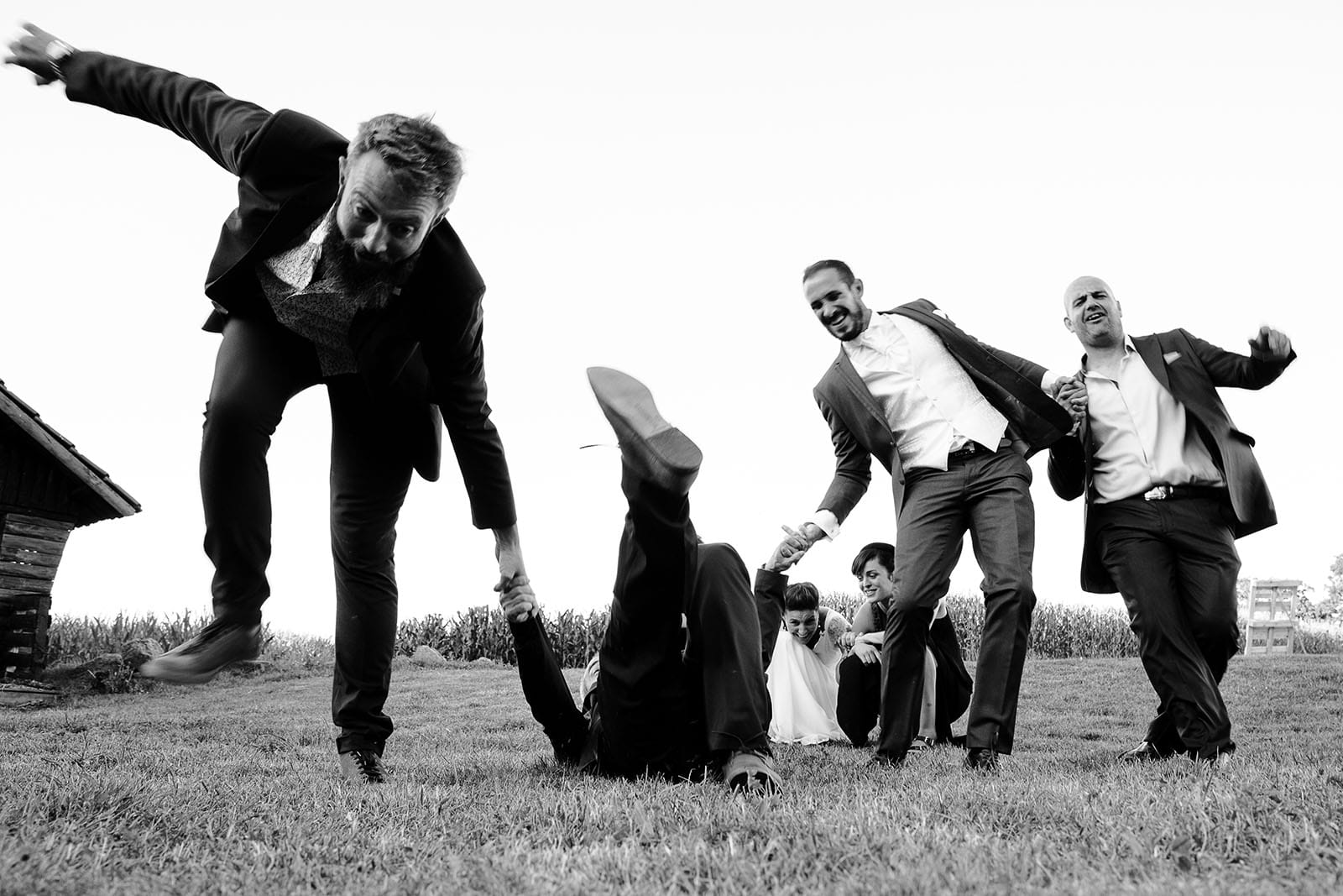 photographe de mariage Saint Etienne photo groupe créative