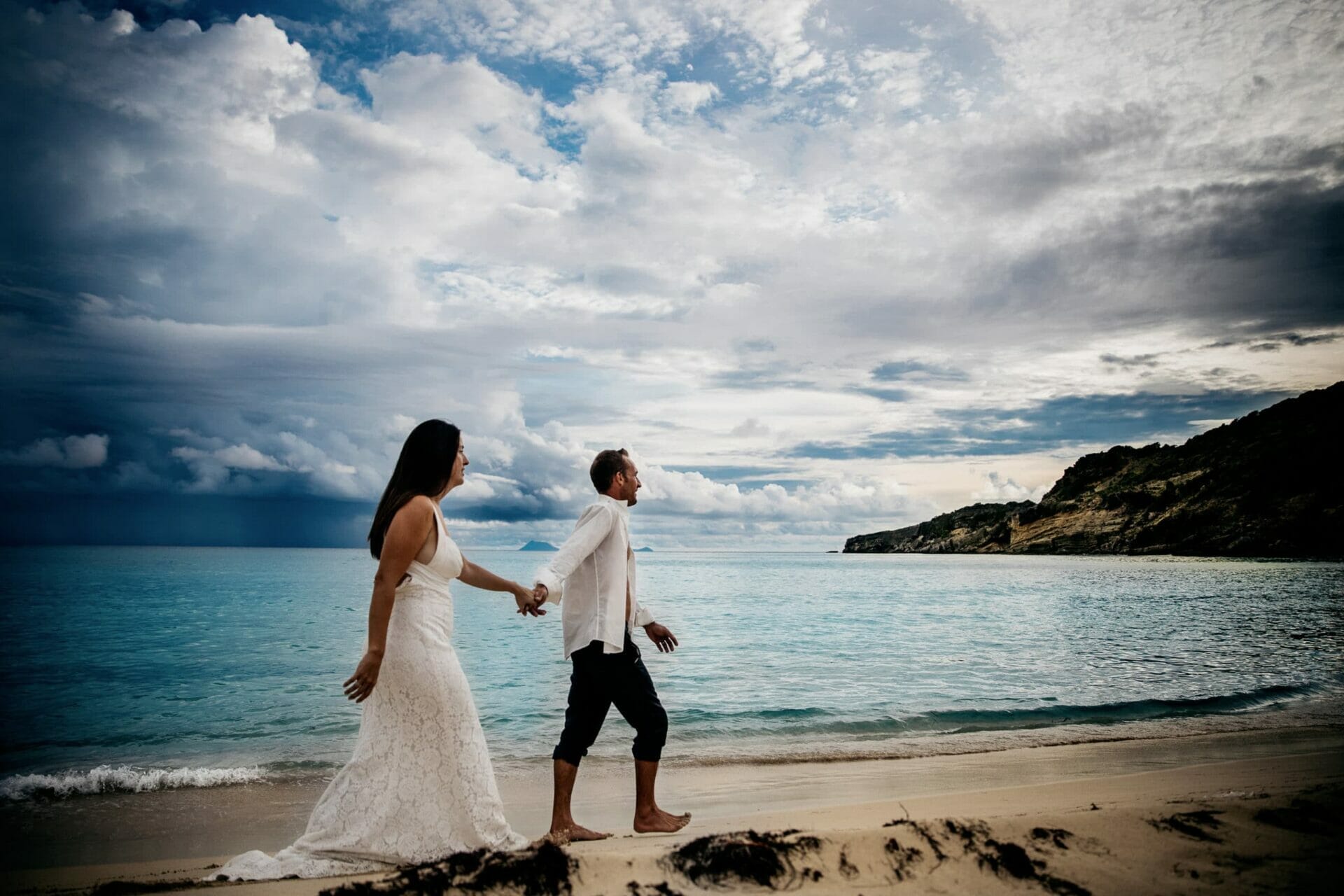 Mariage à St Barth. Castille ALMA photographe de mariage aux Antilles