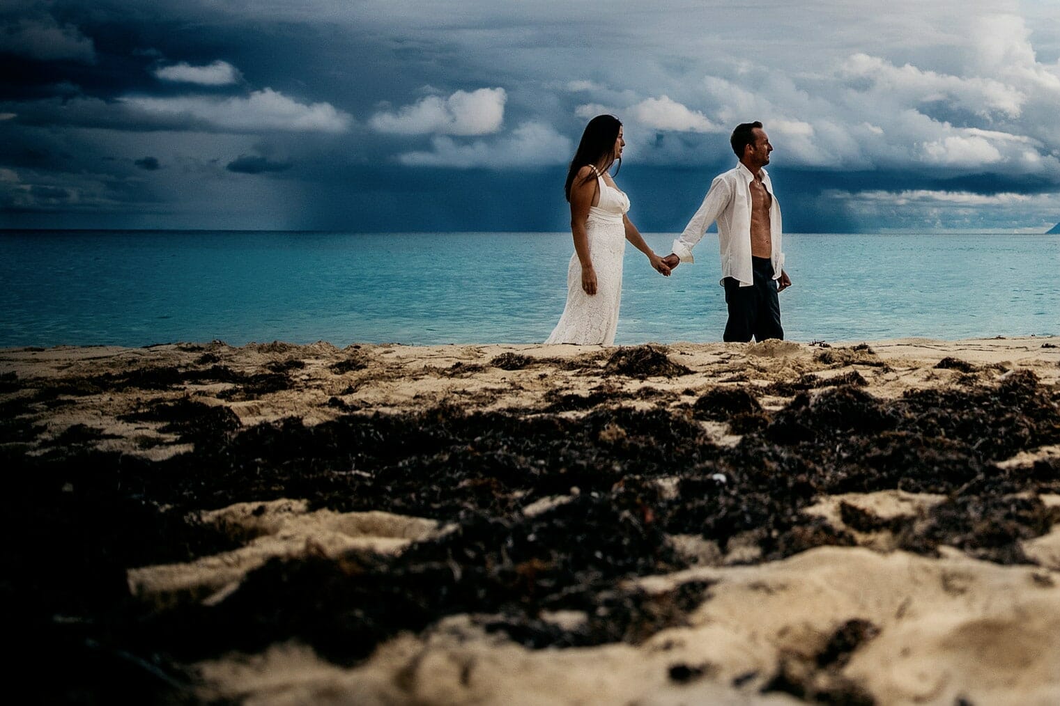 Mariage à St Barth. Castille ALMA photographe de mariage aux Antilles