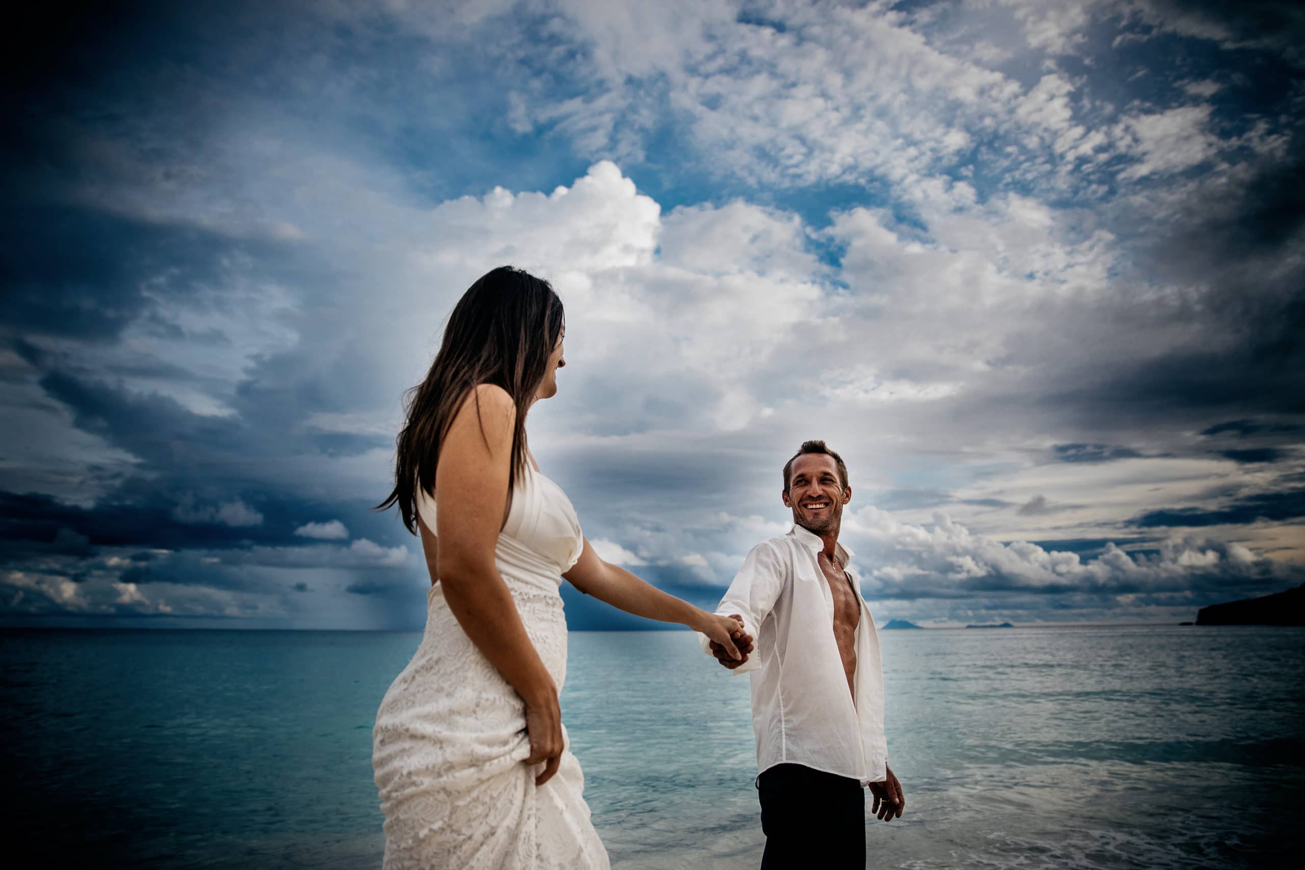 Mariage à St Barth. Castille ALMA photographe de mariage aux Antilles