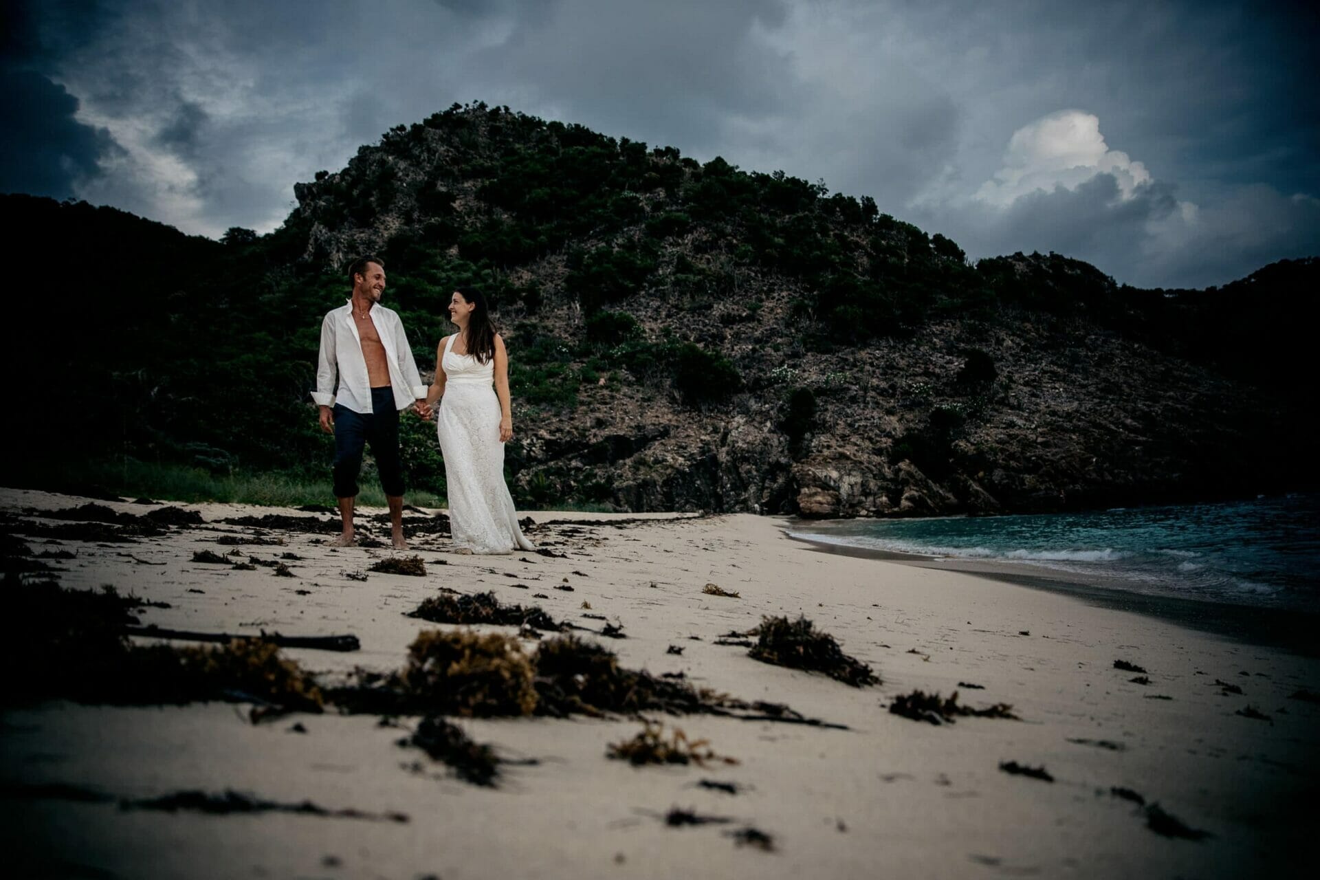 Mariage à St Barth. Castille ALMA photographe de mariage aux Antilles