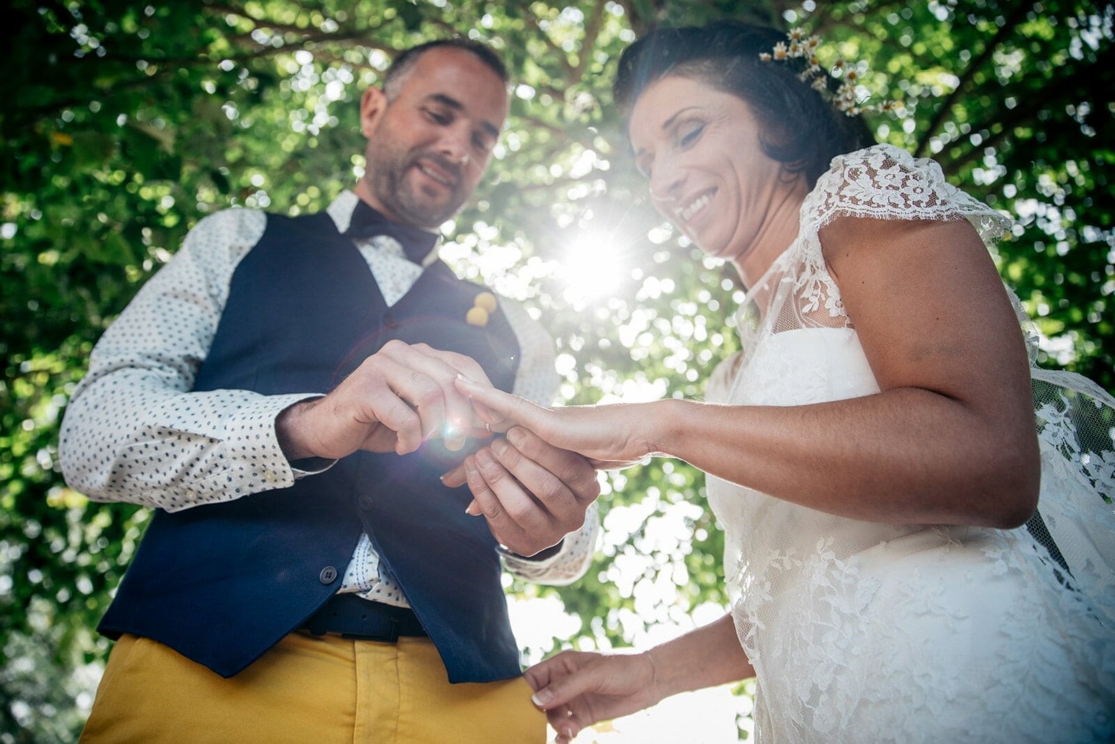 Photographe de mariage bohème à Aurillac