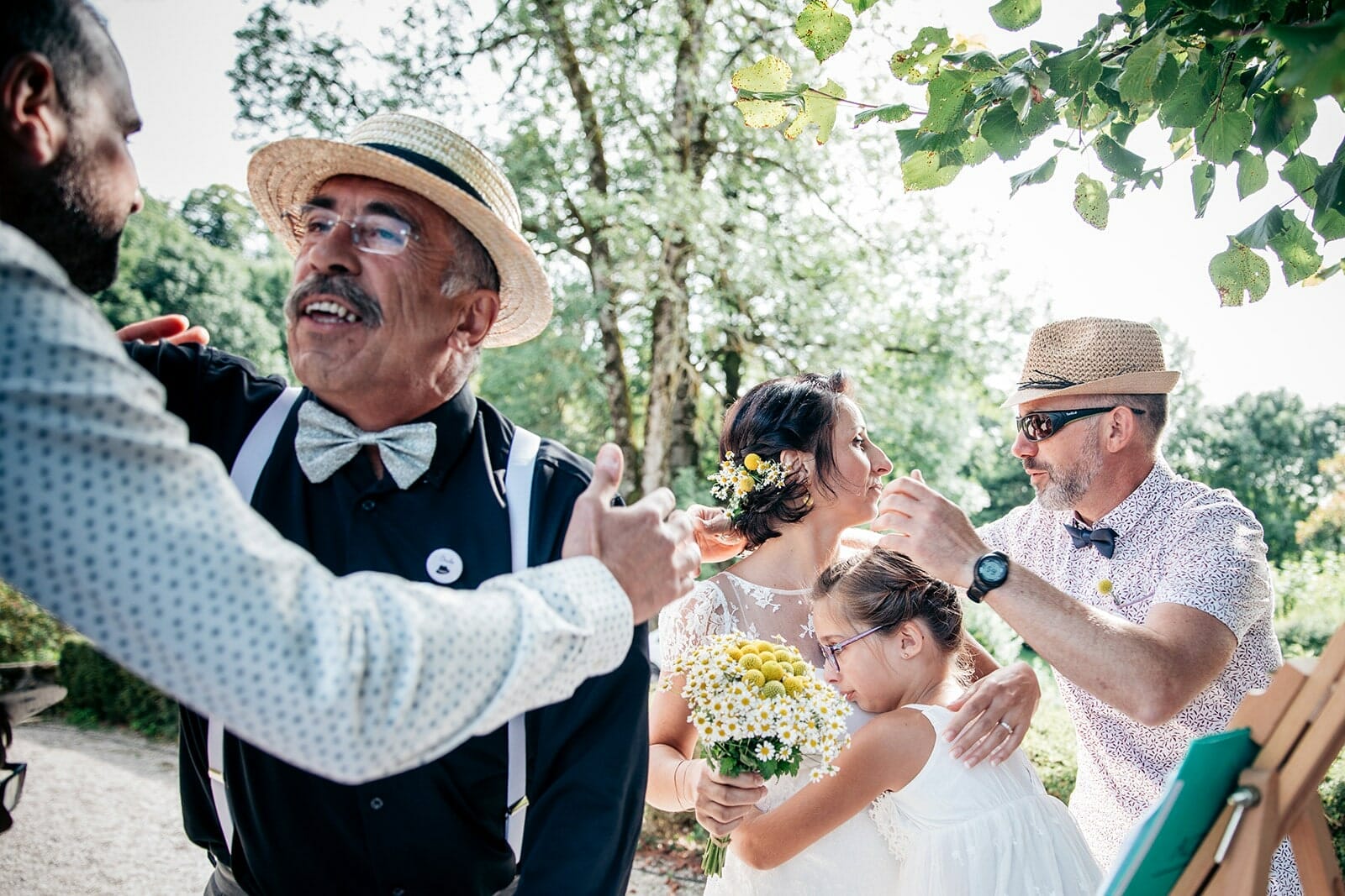 Photographe de mariage bohème à Aurillac