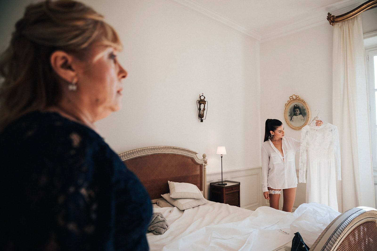 Photographe de mariage chic automne Jarnioux