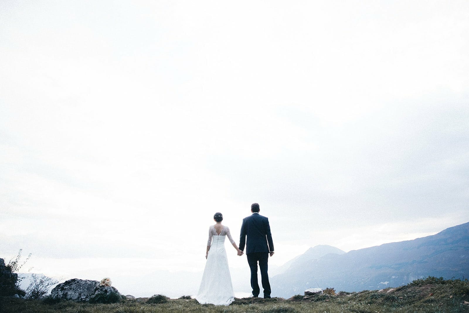 Photographe de mariage intime à la montagne Aix les Bains