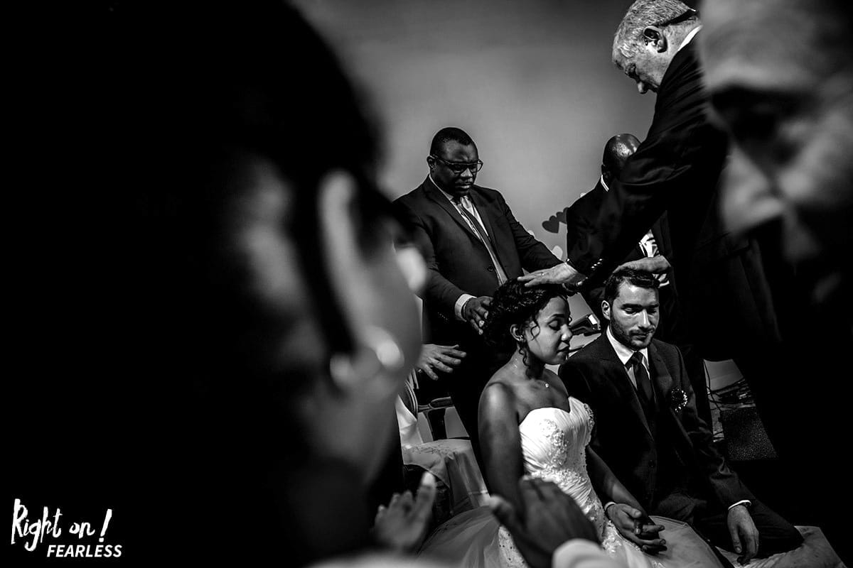 Right On ! Fearless. Récompense internationale photographie de mariage.