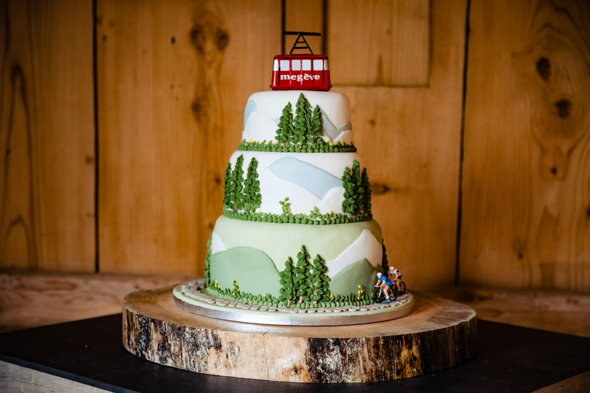 wedding cake mariage en hiver