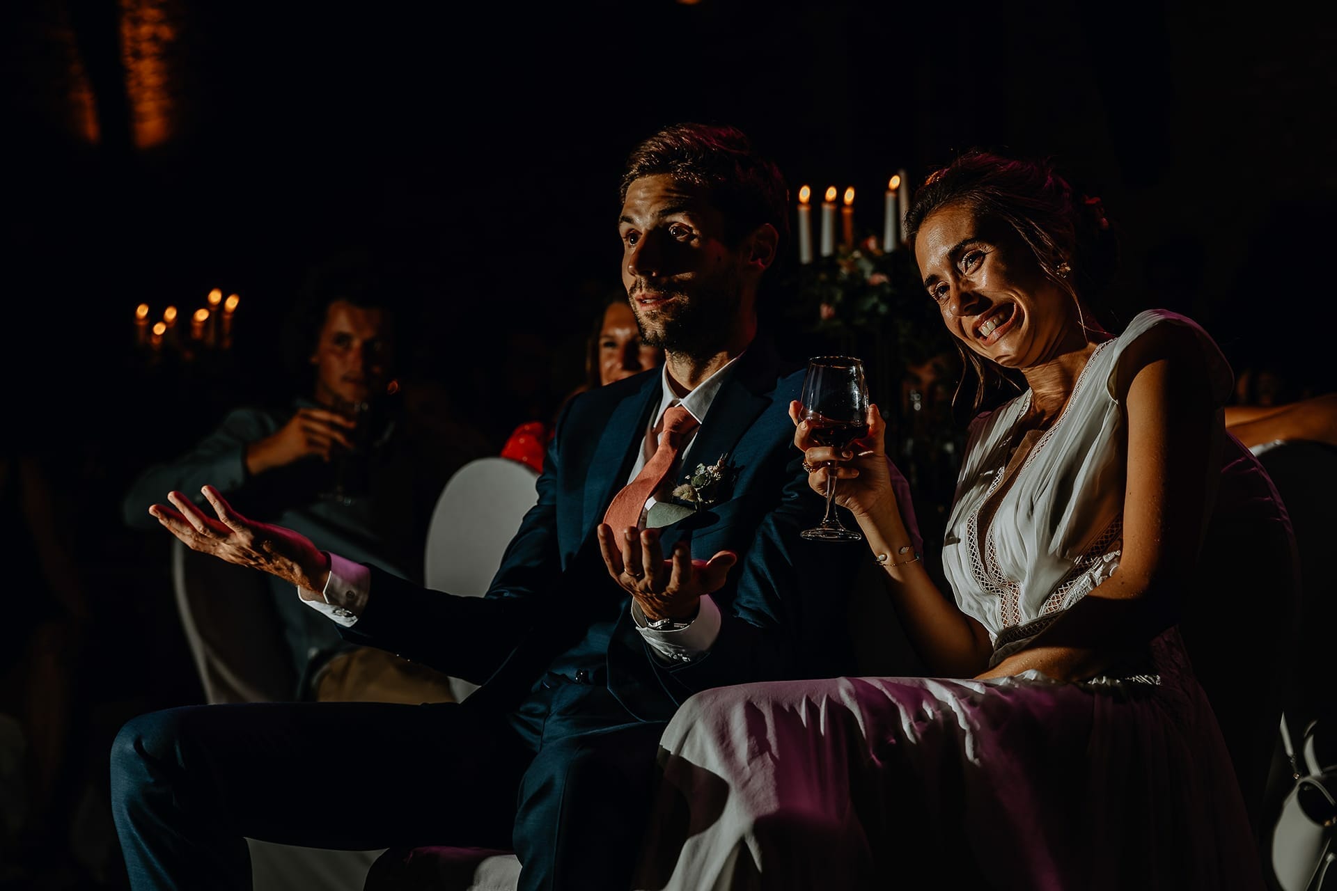 Meilleur photographe de mariage au Manoir de la garde. Reportage de mariage Castille ALMA