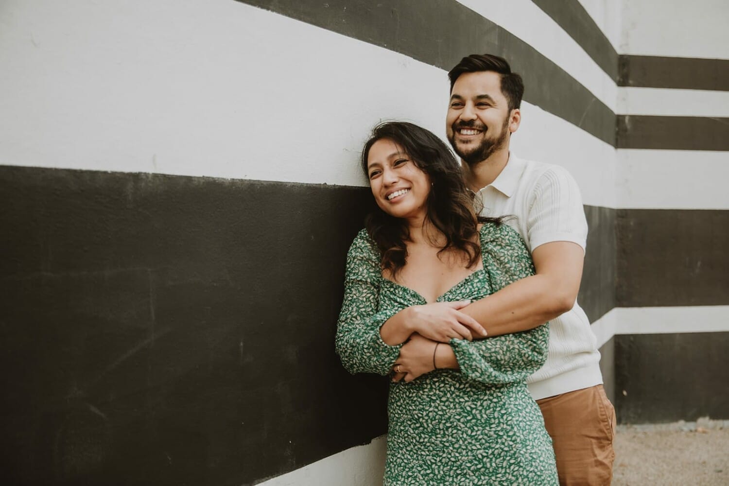 Photographie urbaine et naturelle d’un couple à Lyon